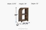 743461279:Portofino Bookcase,