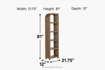 760689629:Portofino Bookcase,