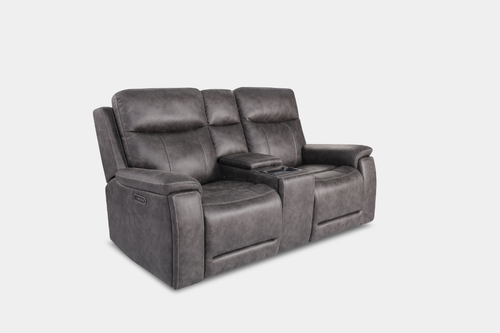 688905851:Preston 3 Power Console Loveseat, Angled