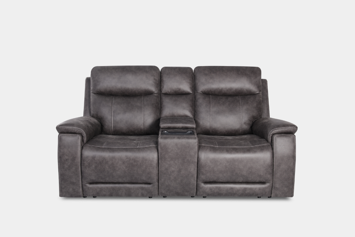 PRESTON01:Preston 3 Power Sofa & Console Loveseat, Front