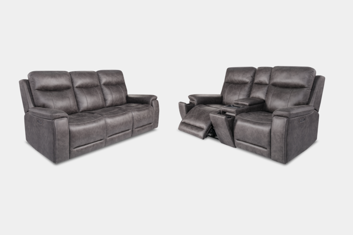 PRESTON01:Preston 3 Power Sofa & Console Loveseat, 
