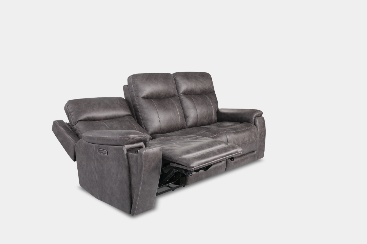 PRESTON01:Preston 3 Power Sofa & Console Loveseat, Angled