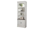 789436473:Provence Library Wall Bookcase, AngledOpen