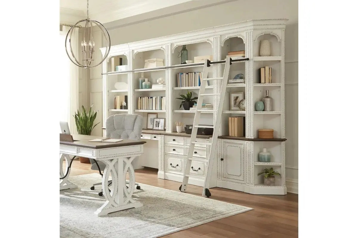 789436473:Provence Library Wall Bookcase, StyledOpen