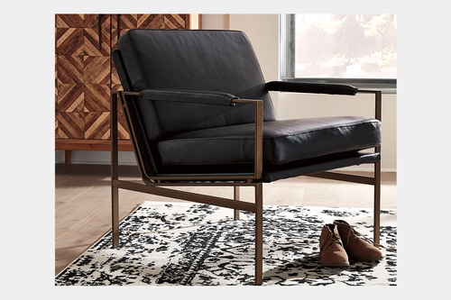 763029641:Puckman Accent Chair, Styled