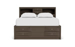 REMIEK4PC:Remi Bookcase Bed & Dresser & , 