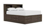 REMIEK4PC:Remi Bookcase Bed & Dresser & , 