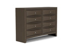 REMIEK4PC:Remi Bookcase Bed & Dresser & , 