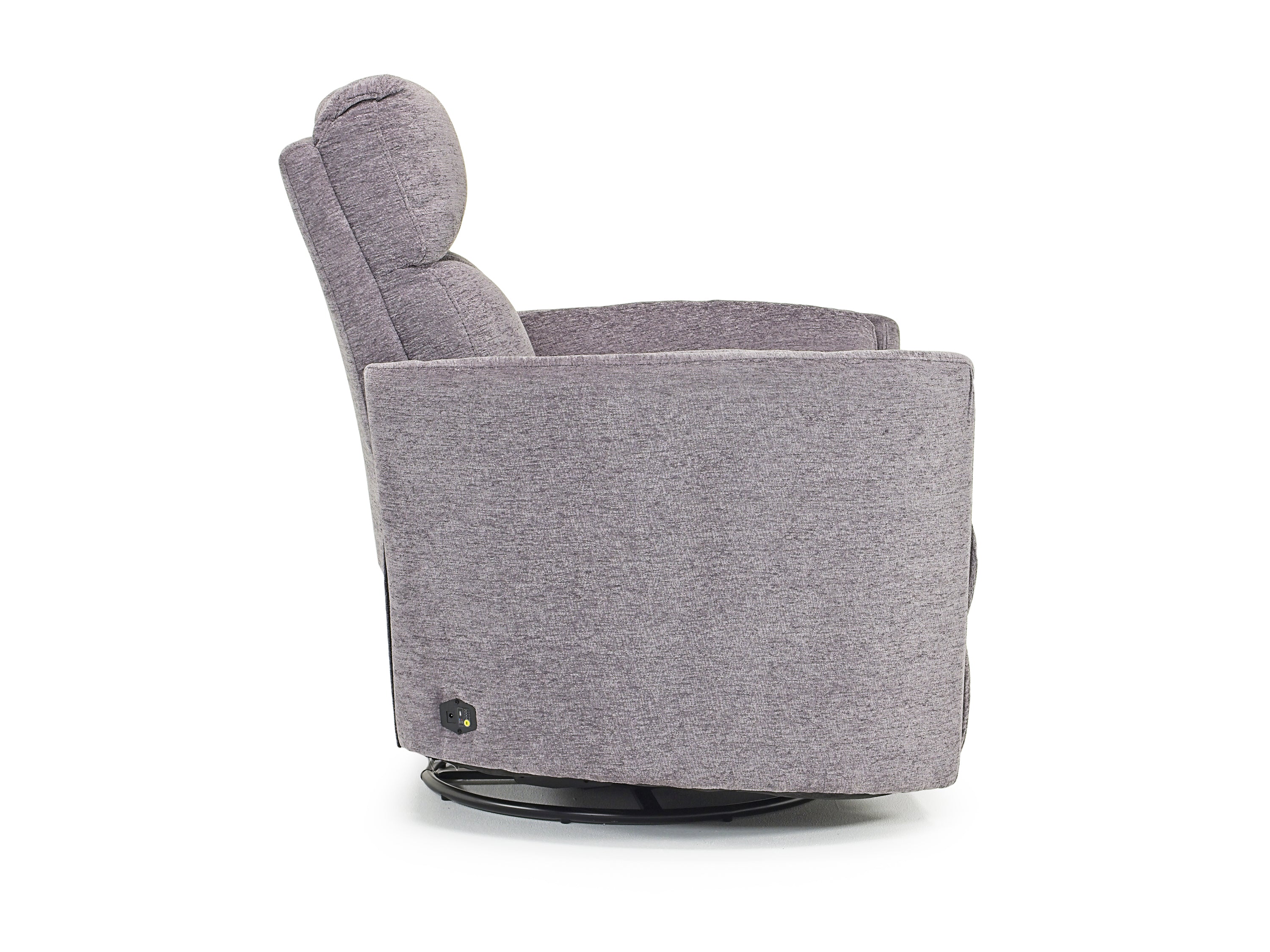631378767:Radius Power Recliner in Gray, Image 4