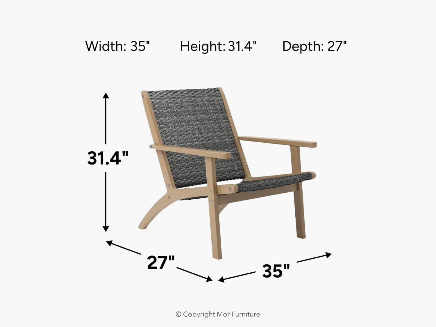 699008420:Radius Outdoor Accent Chair, 