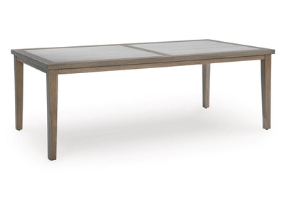 839123074:Rainier Outdoor Dining Table, Angled
