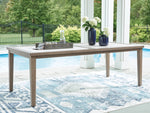 839123074:Rainier Outdoor Dining Table, Styled