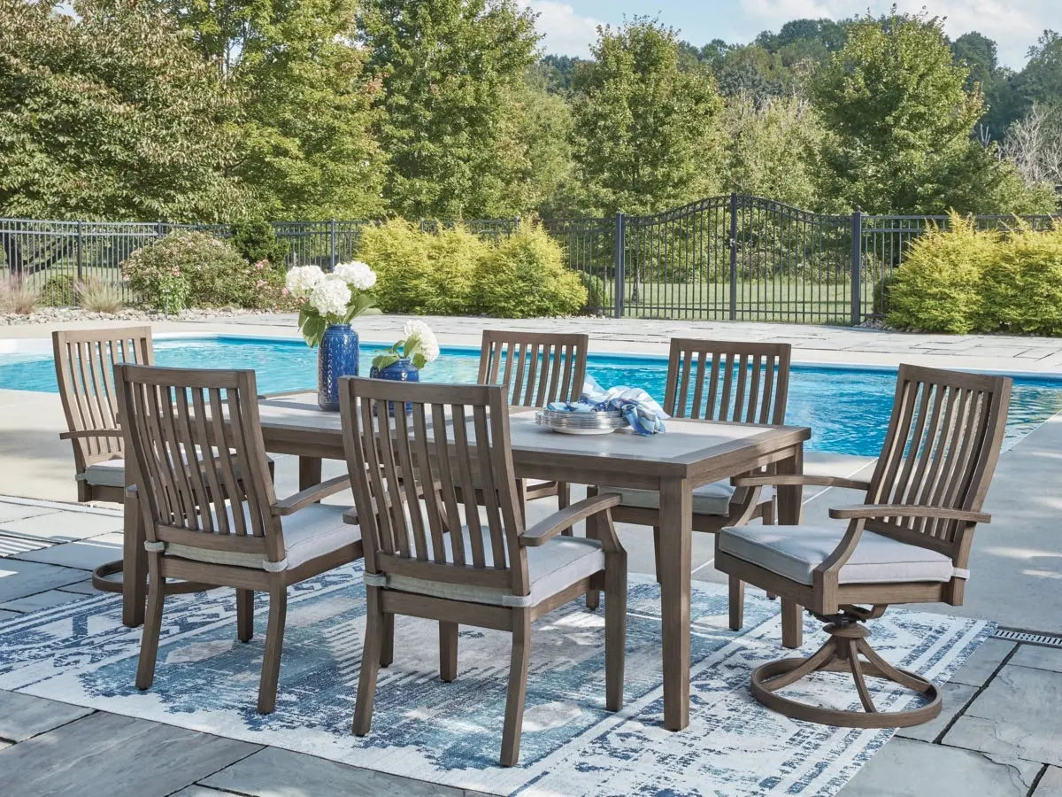 RAINIER01:Rainier Outdoor Dining Table &, 