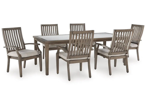 RAINIER00:Rainier Outdoor Dining Table &, Styled