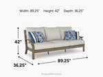 201483738:Rainier Outdoor Sofa, 