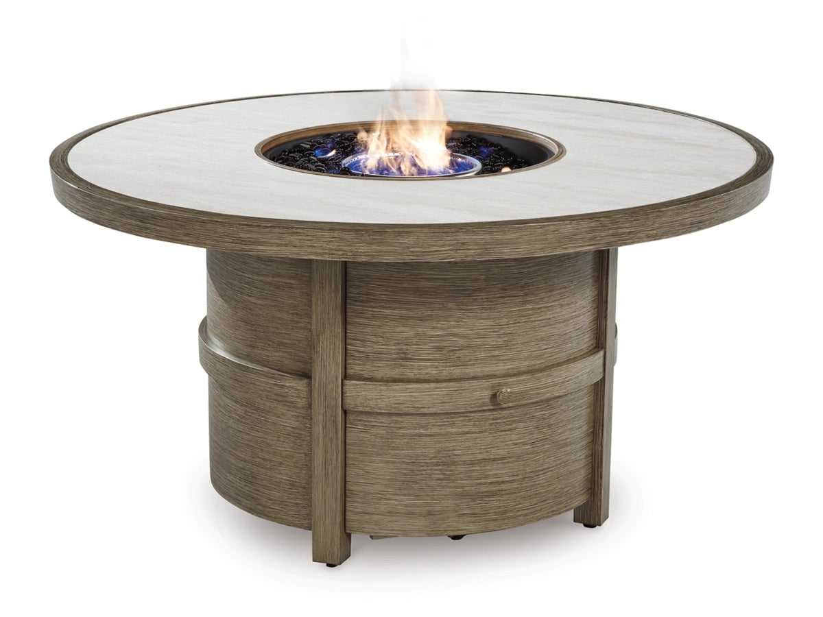 208164612:Rainier Outdoor Firepit, Angled