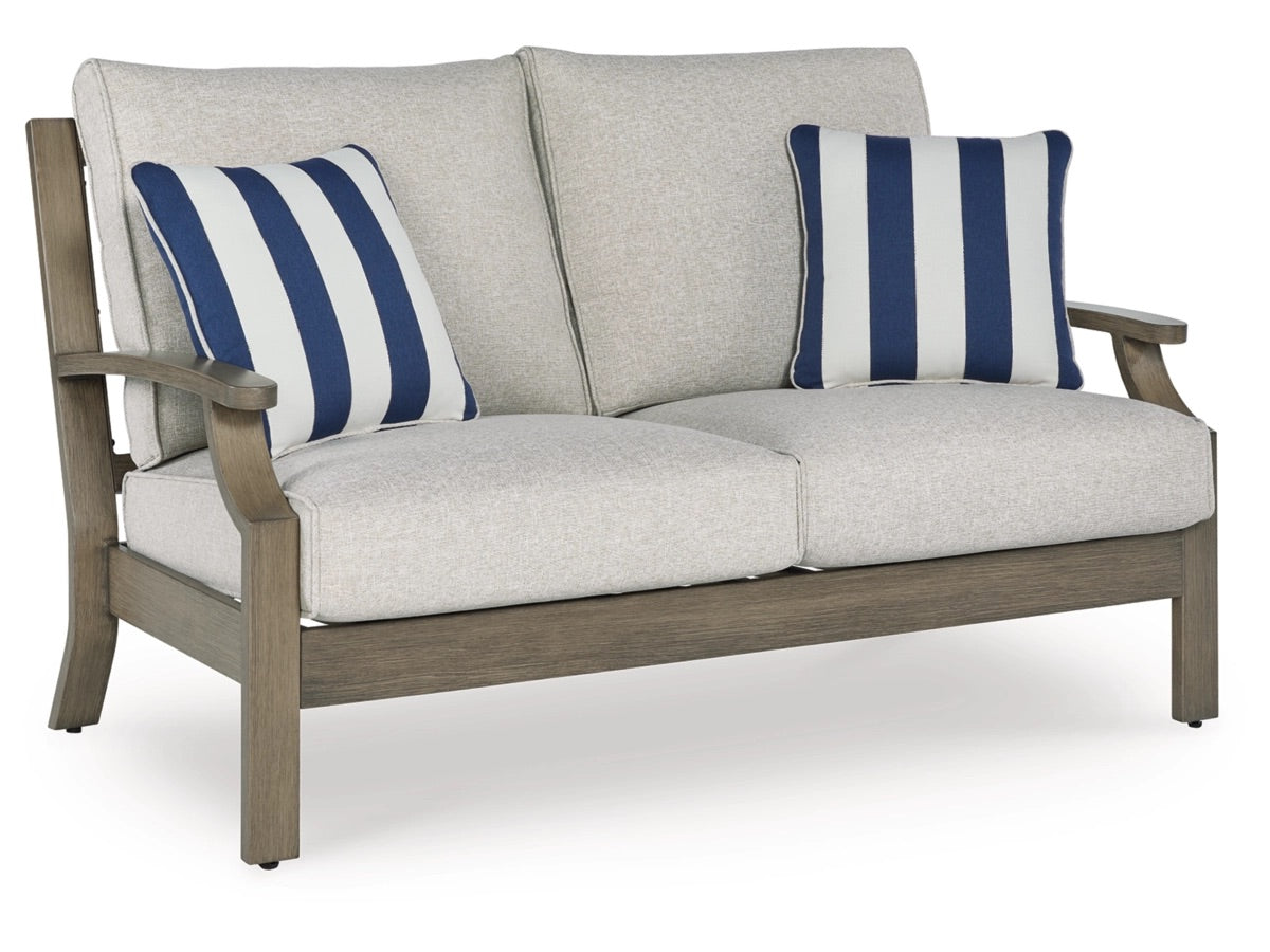 731372342:Rainier Outdoor Loveseat, Angled