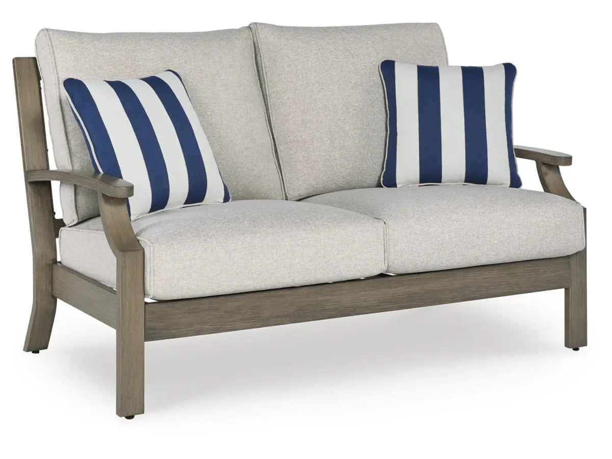 731372342:Rainier Outdoor Loveseat, Angled