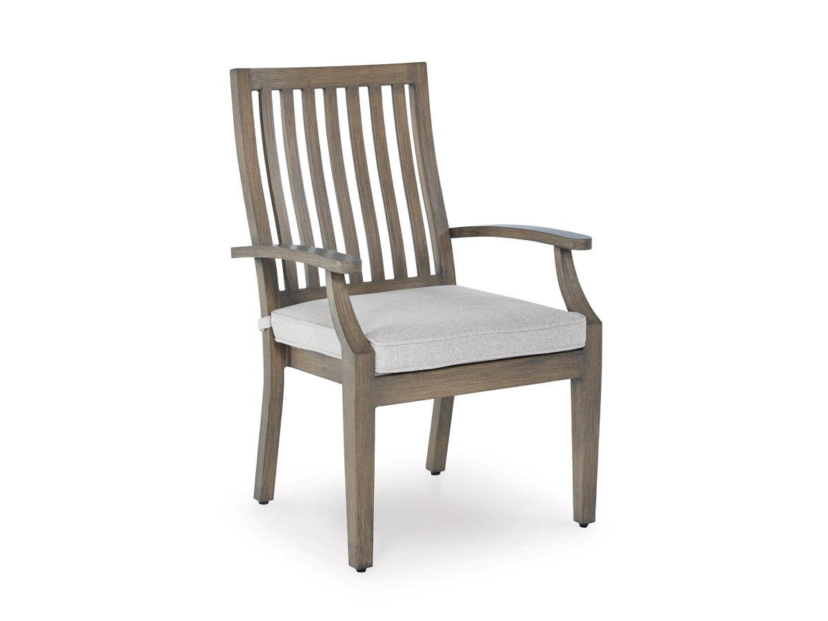 RAINIER01:Rainier Outdoor Dining Table &, SideAngle