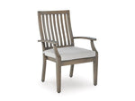 RAINIER01:Rainier Outdoor Dining Table &, SideAngle