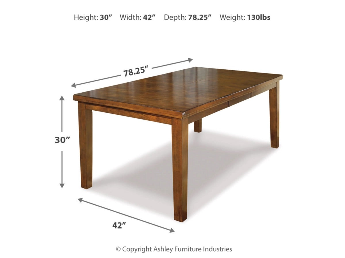 RALENE001:Ralene Dining Table & 4 Chairs, 