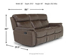899805747:Ranger Reclining Sofa, Angle