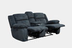 588345529:Raven Reclining Console Loveseat, Angled