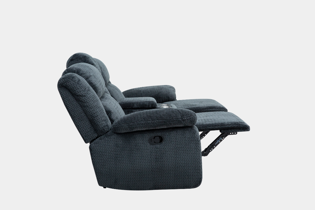588345529:Raven Reclining Console Loveseat, Side