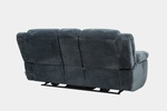 211620638:Raven Power Console Loveseat, BackAngled