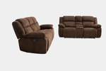 JAYNEII03:Raven Reclining Sofa & Console Loveseat, FrontSide