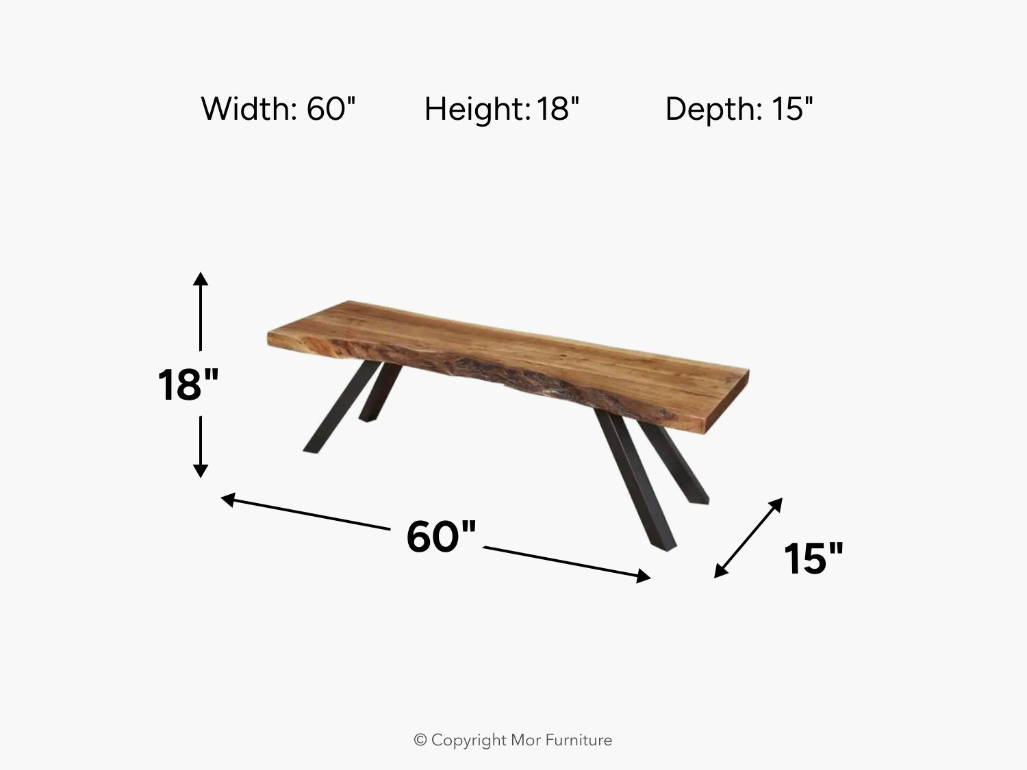 REESE0002:Reese Dining Bench, 