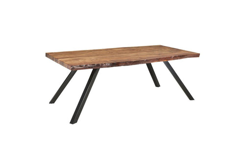 REESE0000:Reese Dining Table & Bench, AngledAngle