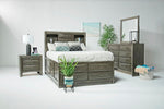 REMIQ4PC0:Remi Bookcase Bed & Dresser & , Styled