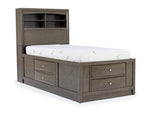 REMITW4PC:Remi Bookcase Bed & Dresser & , Angled