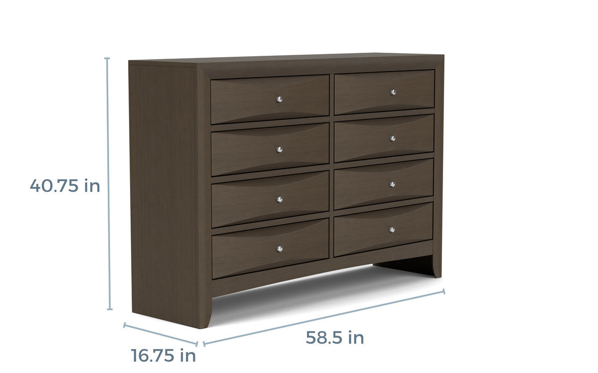 864182544:Remi Bookcase Bed & Dresser & , 