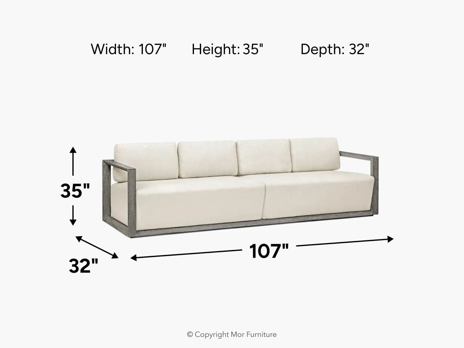 046956456:Remsen Outdoor Sofa, 