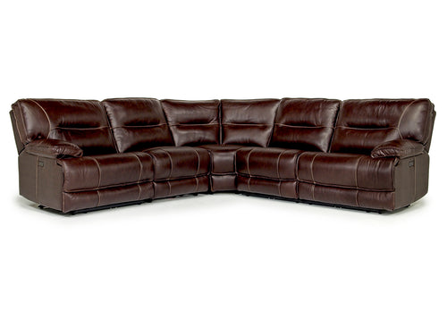 674389855:Retreat 5 Piece Power Sectional, Angled