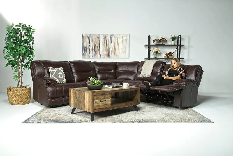 674389855:Retreat 5 Piece Power Sectiona, Styled