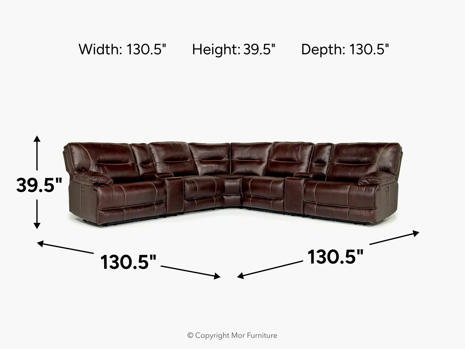 RETREAT7A:Retreat 7 Piece Sectional, 