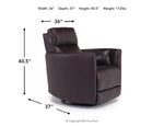 782416412:Retreat Swivel Gliding Recline, Angle