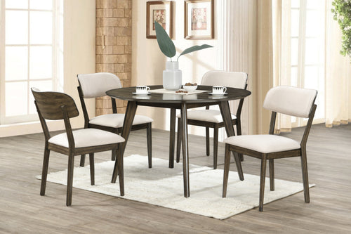 REXDIN003:Rex Round Dining Table & 4 Cha, Styled