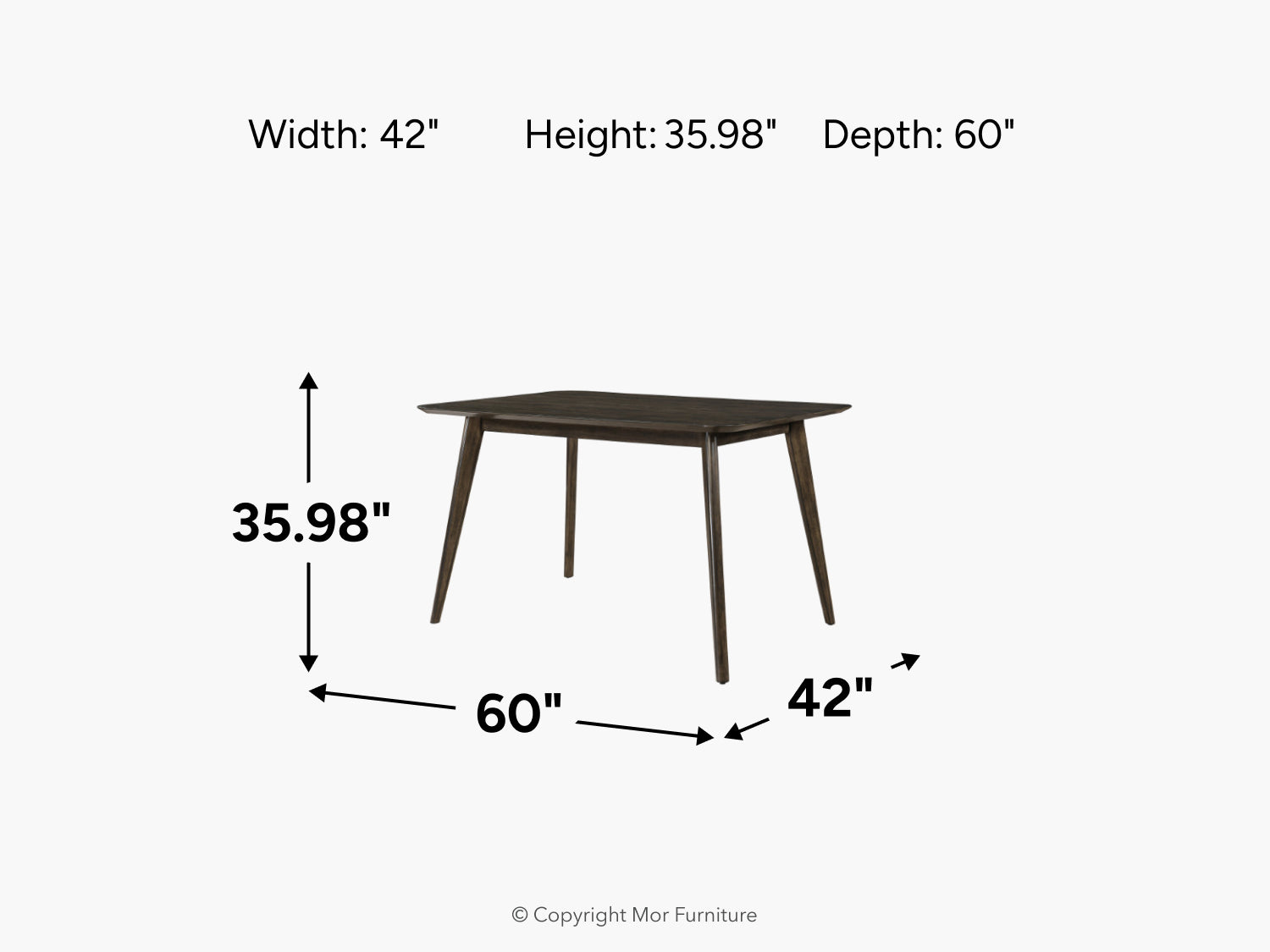 531792315:Rex Counter Height Dining Table, 