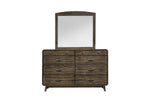 REXB00009:Rex Panel Bed & Dresser & Mirr, Front