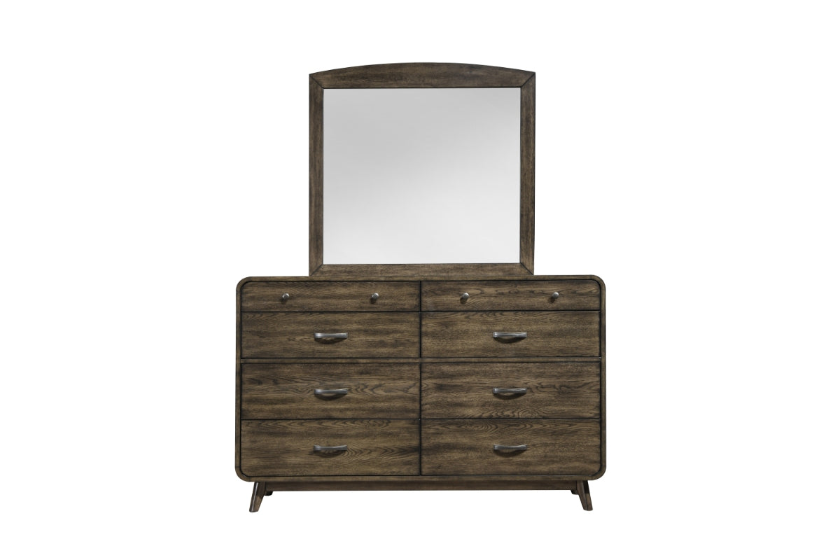 REXB00009:Rex Panel Bed & Dresser & Mirr, Front