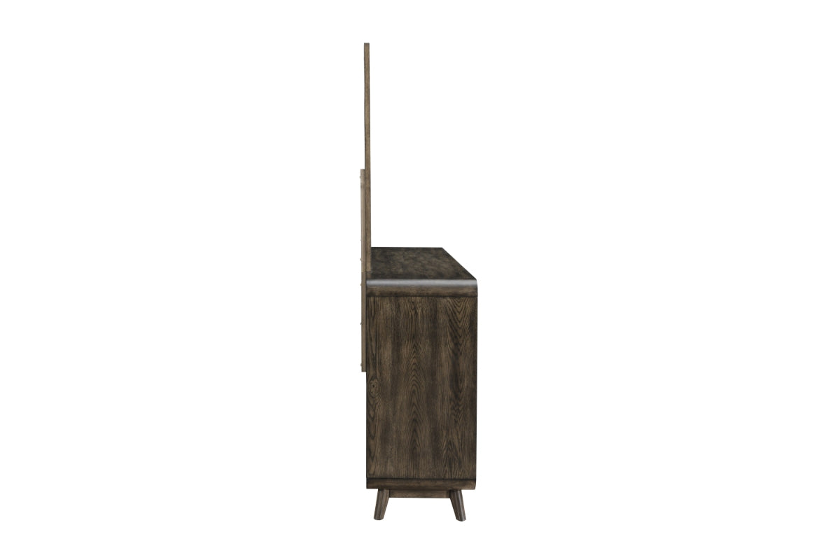 REXB00009:Rex Panel Bed & Dresser & Mirr, Side