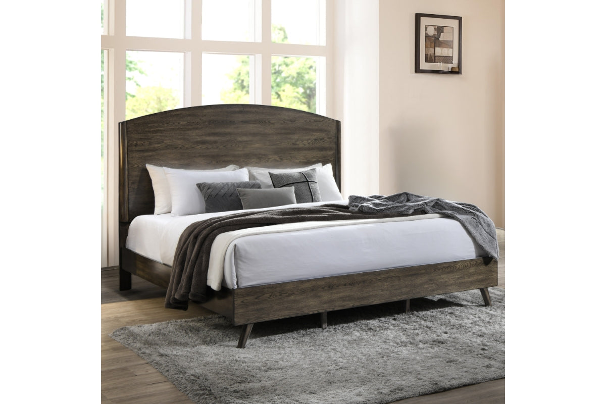 REXB00007:Rex Panel Bed, Styled