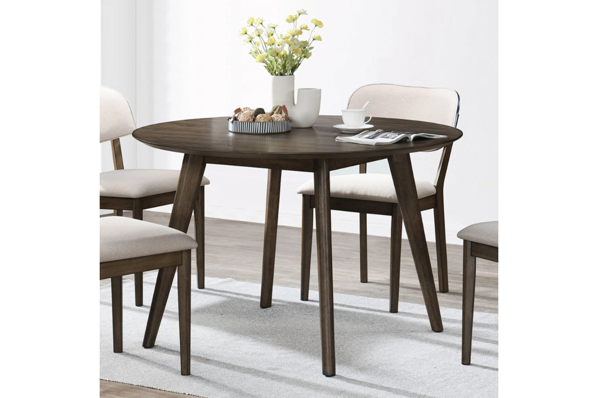 007291634:Rex Round Dining Table, Styled