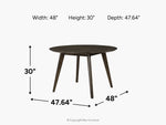 007291634:Rex Round Dining Table, 