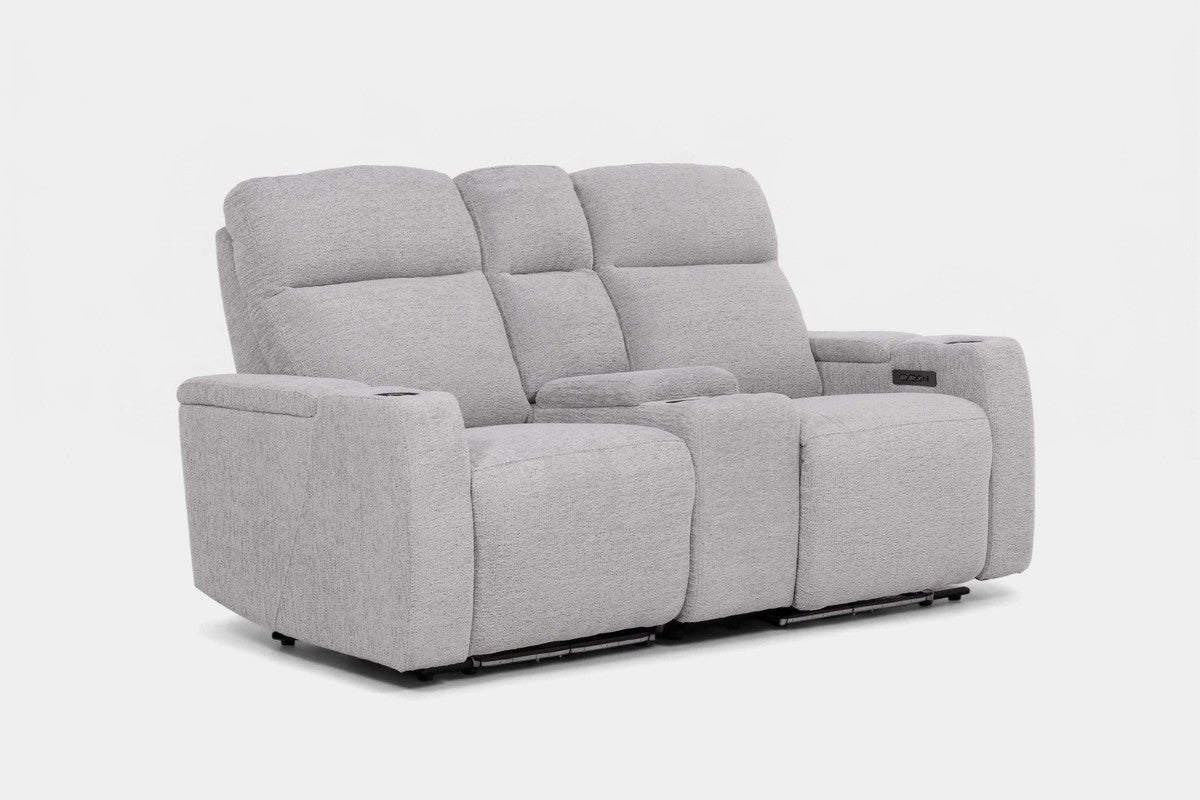 RHYS00020:Rhys 2 Power Console Loveseat, Angled