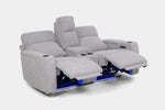 RHYS00021:Rhys 2 Power Sofa & Console Loveseat, ReclinedAngled